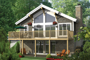 Cabin Style House Plan - 2 Beds 1 Baths 1907 Sq/Ft Plan #25-4523 