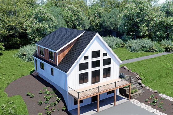 Exterior - Other Elevation for Country House Plan #932-1315 - 4 bed, 2.5 bath