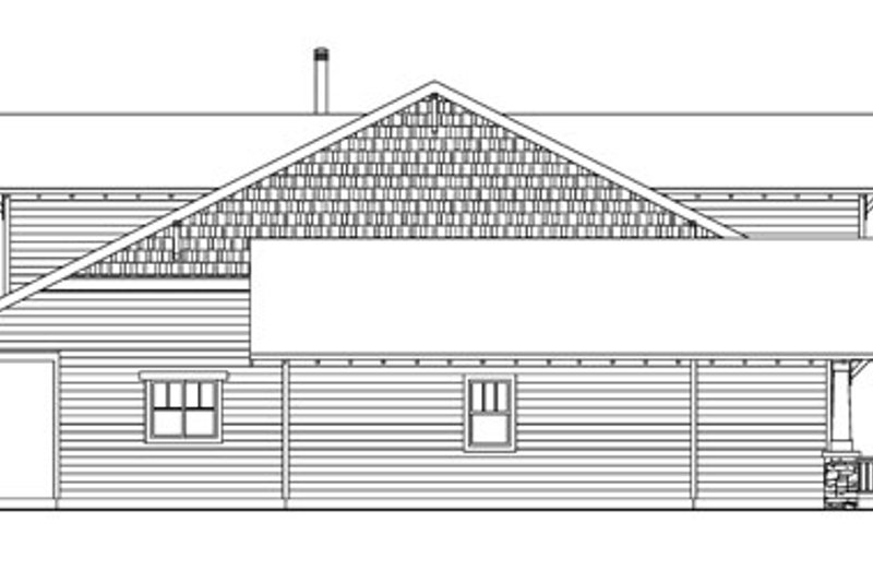 Home Plan - Exterior - Other Elevation for Bungalow House Plan #124-736 - 3 bed, 2.5 bath