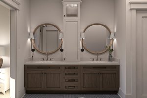 Interior - Master Bathroom for Farmhouse House Plan #455-276 - 3 bed, 2 bath