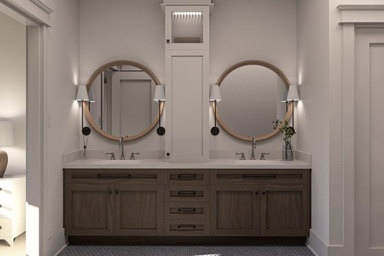 Interior - Master Bathroom for Farmhouse House Plan #455-276 - 3 bed, 2 bath