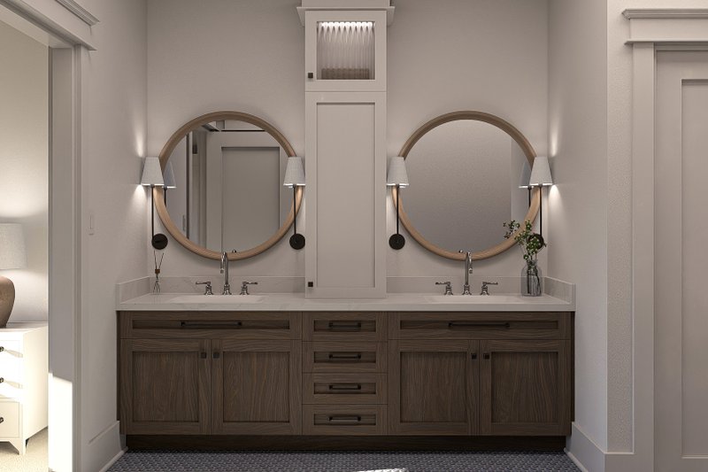 Home Plan - Interior - Master Bathroom for Farmhouse House Plan #455-276 - 3 bed, 2 bath