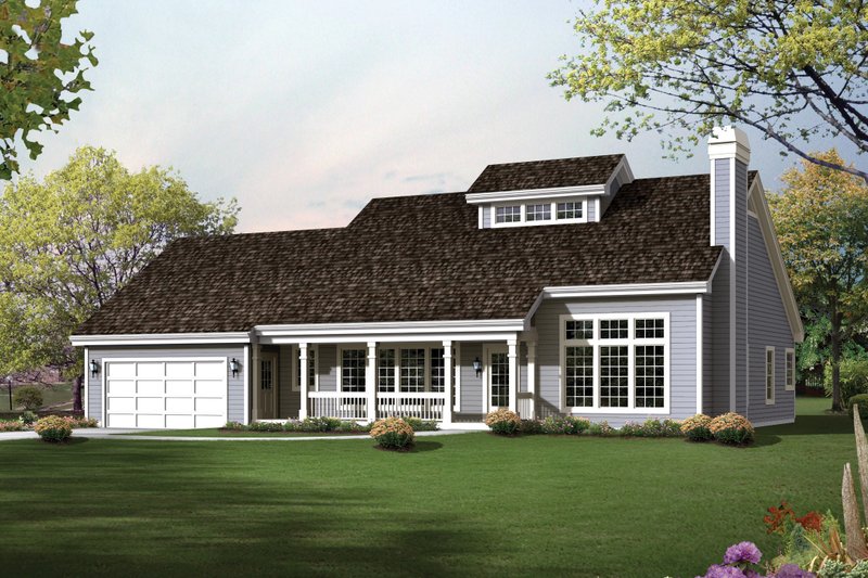 House Plan - 3 Beds 2.5 Baths 1942 Sq/Ft Plan #57-590