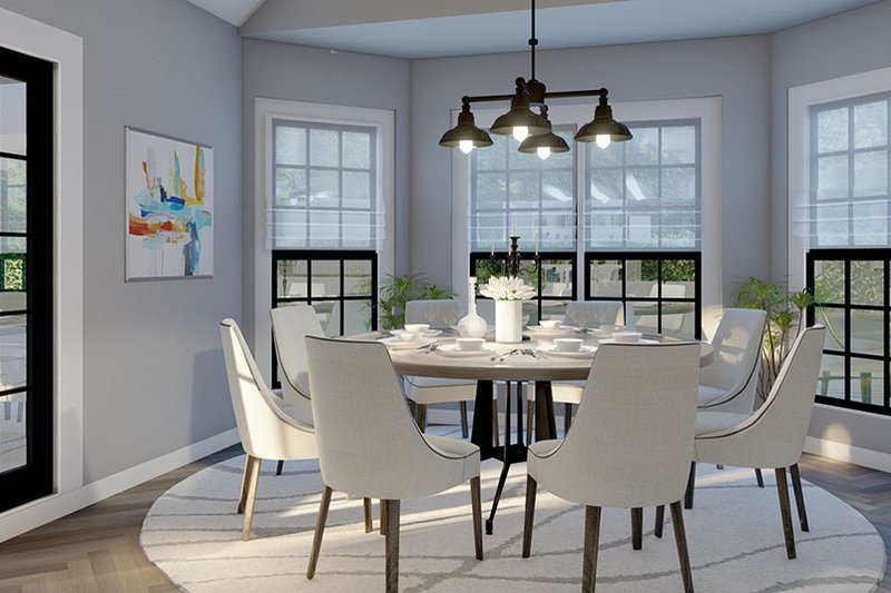 House Plan Design - Interior - Dining Room for Country House Plan #17-176 - 3 bed, 2.5 bath