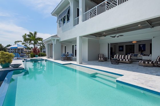 Exterior - Outdoor Living for Beach House Plan #548-52 - 4 bed, 4.5 bath