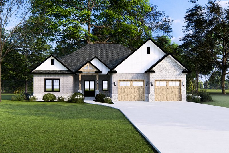 House Blueprint - Photo 13 for Farmhouse House Plan #1109-13 - 5 bed, 3.5 bath