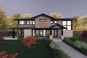 European Style House Plan - 4 Beds 3.5 Baths 3040 Sq/Ft Plan #1101-16 