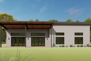 Barndominium Exterior - Front Elevation Plan #1092-46