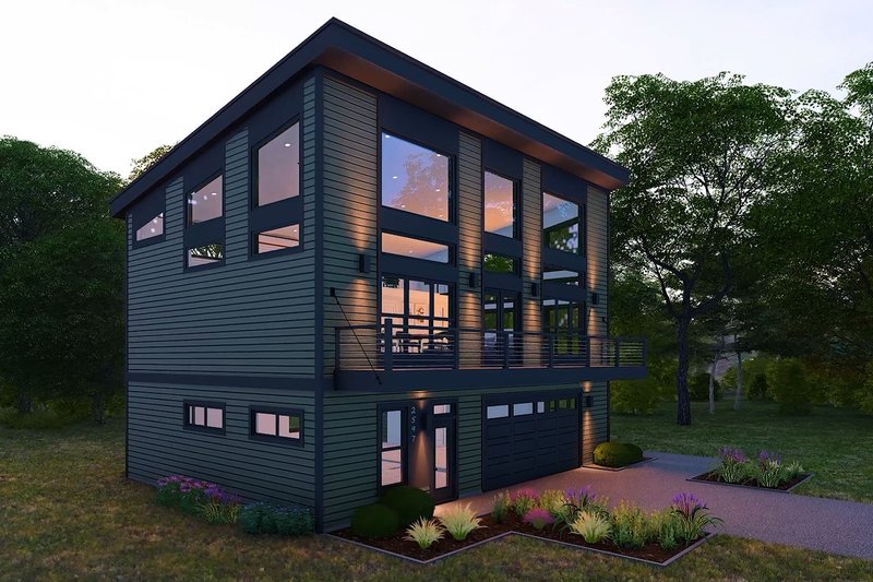 Architectural House Design - Exterior - Front Elevation 5 for Country House Plan #932-1299 - 3 bed, 2 bath