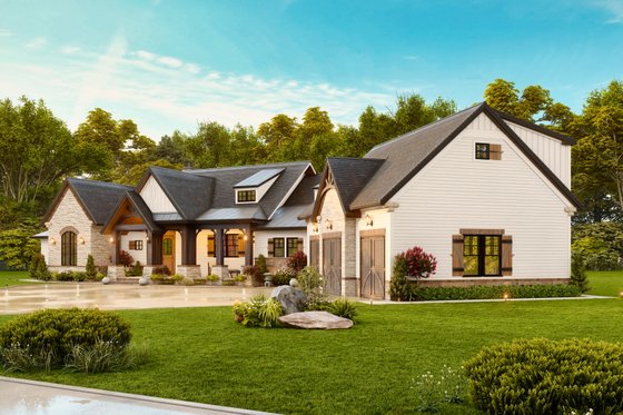 Exterior - Other Elevation 1 for Craftsman House Plan #119-426 - 3 bed, 3.5 bath
