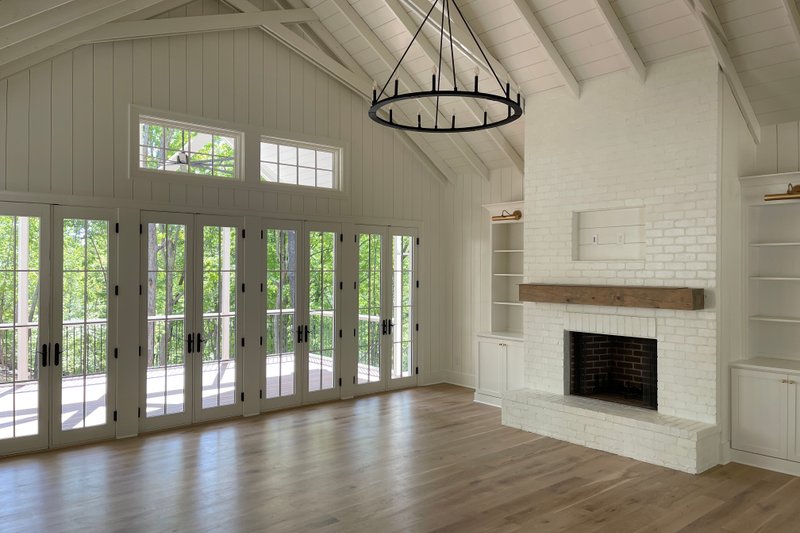 Architectural House Design - Interior - Family Room 2 for Farmhouse House Plan #437-129 - 3 bed, 3.5 bath