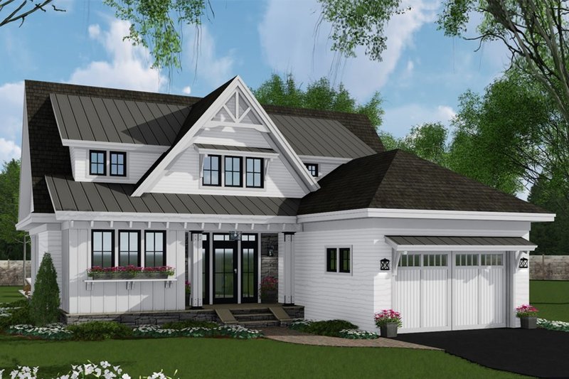 House Plan Design - Farmhouse Exterior - Front Elevation Plan #51-1148