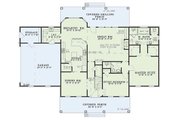 Colonial Style House Plan - 4 Beds 2.5 Baths 2603 Sq/Ft Plan #17-2068 