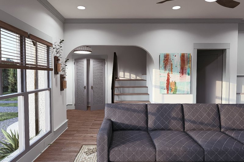 House Plan Design - Interior - Family Room 1 for European House Plan #923-285 - 3 bed, 2.5 bath