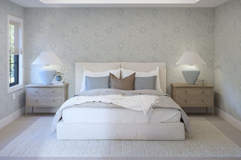 House Blueprint - Interior - Master Bedroom for Traditional House Plan #455-786 - 3 bed, 2.5 bath