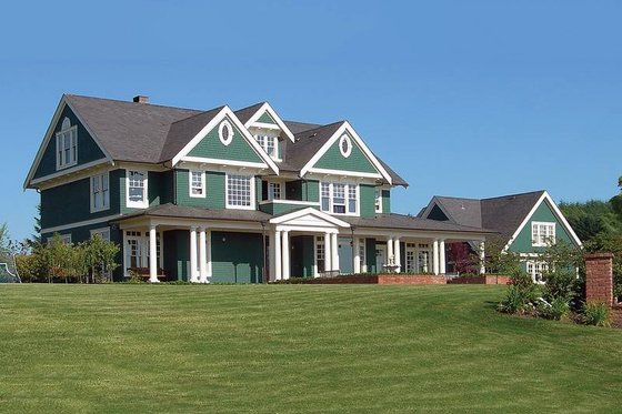 Exterior - Front Elevation 5 for Colonial House Plan #48-151 - 6 bed, 5 bath