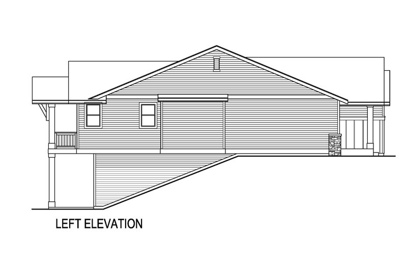 House Plan Design - Exterior - Other Elevation for Farmhouse House Plan #569-61 - 4 bed, 3 bath