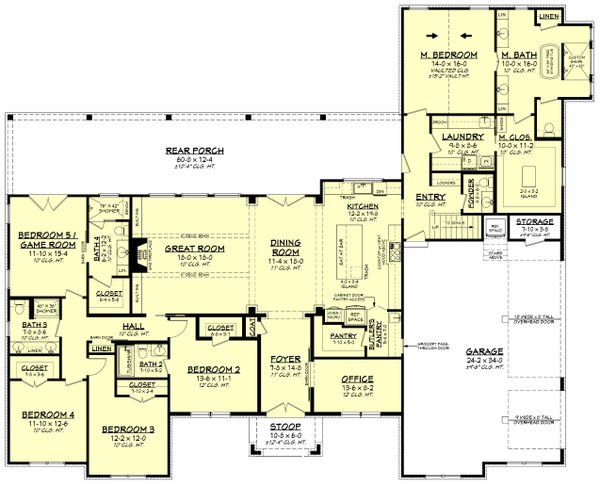 Traditional Floor Plan - Main Floor Plan #430-383