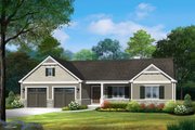 Ranch Style House Plan - 3 Beds 2 Baths 1752 Sq/Ft Plan #22-625 