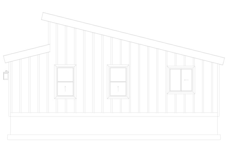 Dream House Plan - Exterior - Other Elevation 2 for Modern House Plan #1060-338 - 2 bed, 1 bath