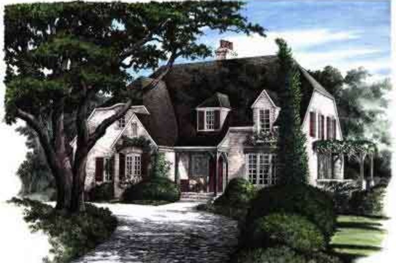Dream House Plan - European Exterior - Front Elevation Plan #137-168