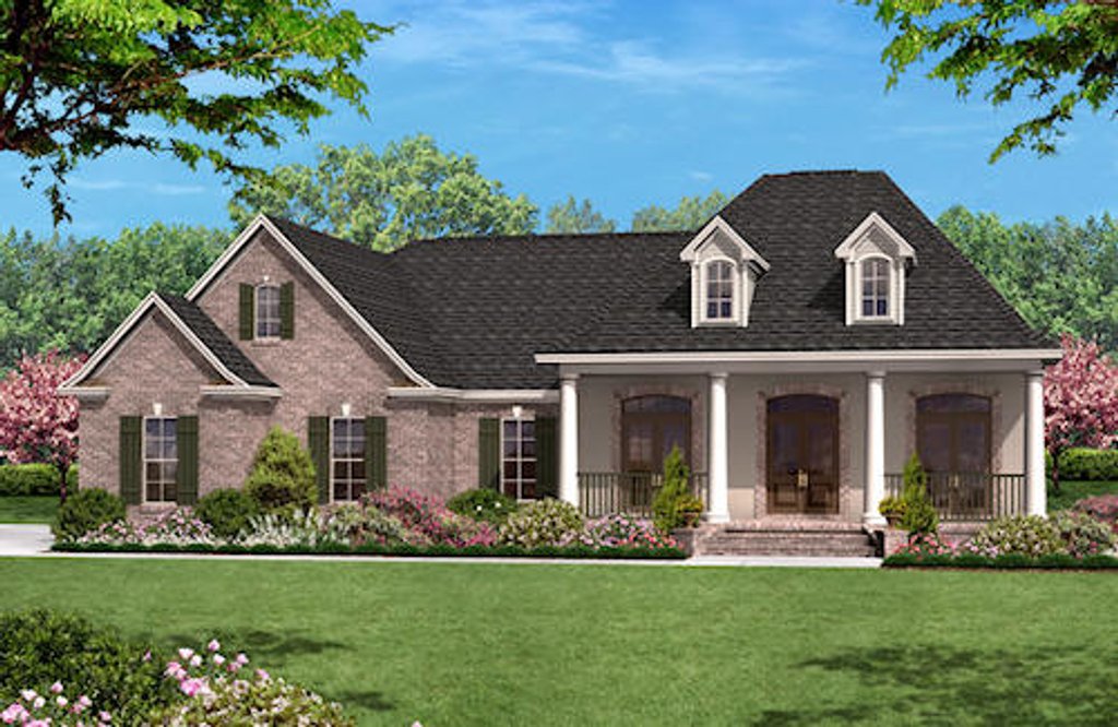 Traditional Style House  Plan  3 Beds 2 Baths 1500  Sq  Ft  