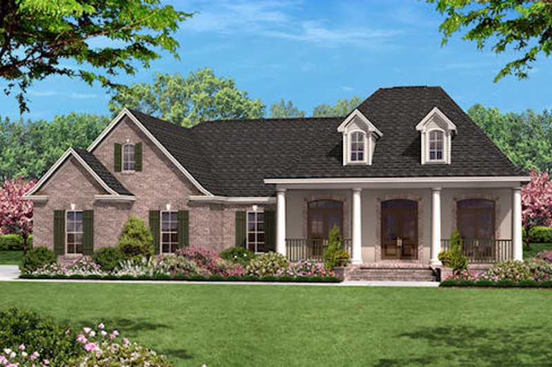 Home Plan - Traditional Exterior - Front Elevation Plan #430-13