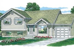 Traditional Exterior - Front Elevation Plan #47-309