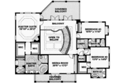Mediterranean Style House Plan - 4 Beds 5 Baths 4763 Sq/Ft Plan #27-299 