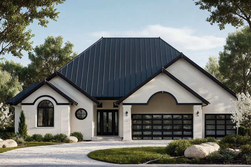 Architectural House Design - Exterior - Front Elevation 3 for Country House Plan #515-69 - 2 bed, 2 bath
