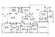 European Style House Plan - 4 Beds 3.5 Baths 3014 Sq/Ft Plan #411-872 