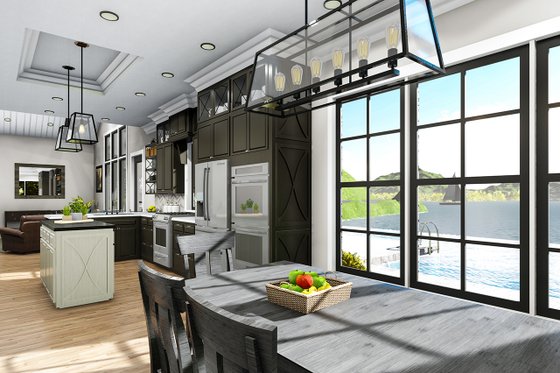 Interior - Dining Room for Cottage House Plan #406-9660 - 3 bed, 2 bath