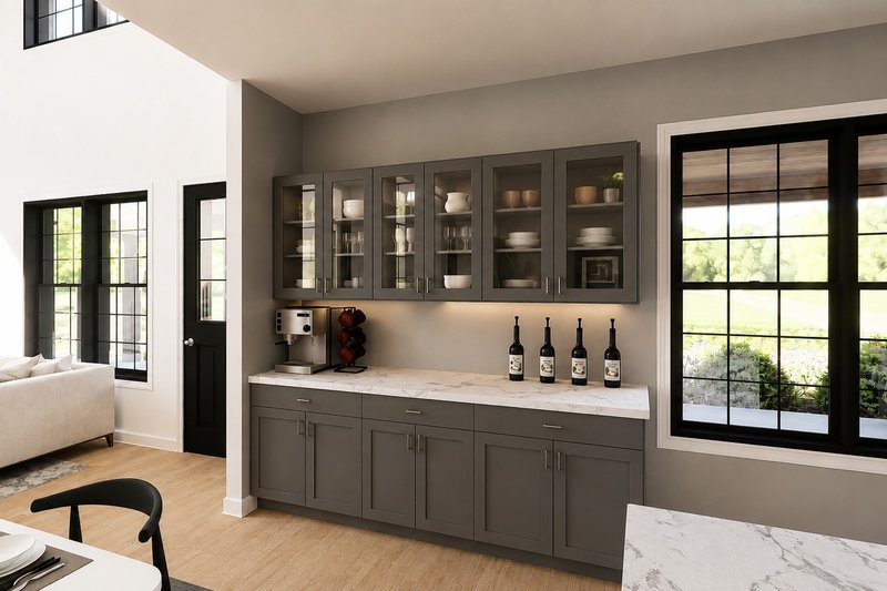 House Blueprint - Interior - Kitchen 2 for Barndominium House Plan #1064-493 - 3 bed, 2.5 bath
