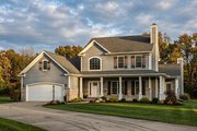 Country Style House Plan - 4 Beds 2.5 Baths 2343 Sq/Ft Plan #22-504 Exterior 