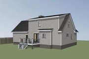 Cottage Style House Plan - 3 Beds 2.5 Baths 1294 Sq/Ft Plan #79-158 
