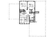European Style House Plan - 3 Beds 2.5 Baths 1818 Sq/Ft Plan #20-244 