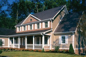 Exterior - Other Elevation for Colonial House Plan #429-21 - 4 bed, 3.5 bath