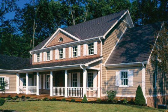 Exterior - Other Elevation for Colonial House Plan #429-21 - 4 bed, 3.5 bath