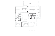 European Style House Plan - 5 Beds 5 Baths 3481 Sq/Ft Plan #417-418 