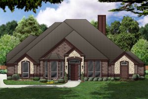 Traditional Exterior - Front Elevation Plan #84-377