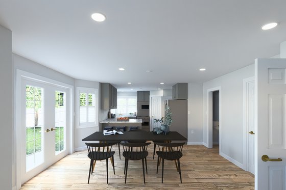 Interior - Dining Room for Traditional House Plan #1060-211 - 3 bed, 2.5 bath