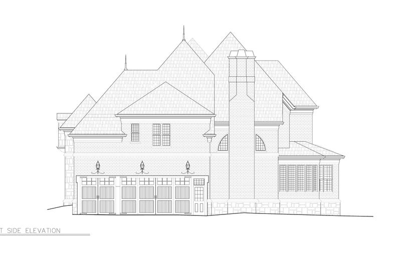 Home Plan - Exterior - Other Elevation 2 for Country House Plan #119-409 - 5 bed, 4 bath