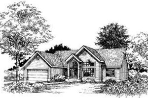 Traditional Exterior - Front Elevation Plan #320-106