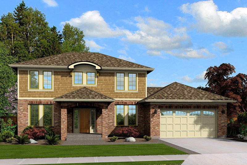 Home Plan - Traditional Exterior - Front Elevation Plan #46-871
