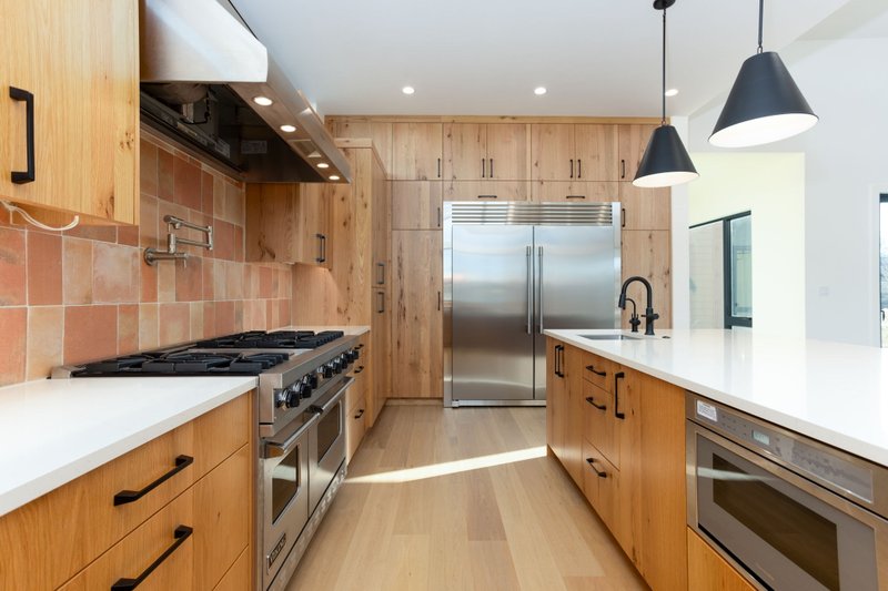 House Blueprint - Interior - Kitchen 1 for Contemporary House Plan #892-44 - 3 bed, 3.5 bath