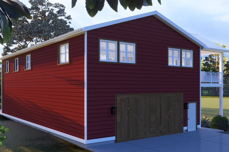 House Blueprint - Exterior - Front Elevation 1 for Farmhouse House Plan #1060-193 - 2 bed, 3 bath