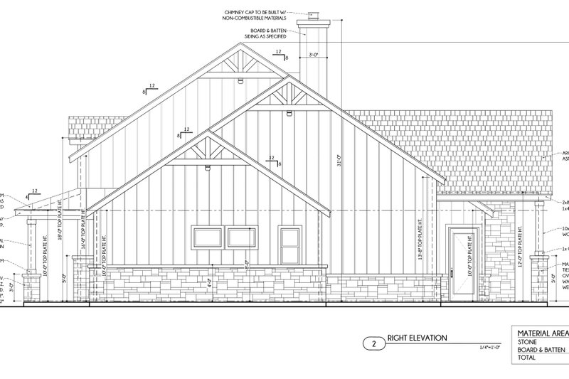 House Design - Exterior - Other Elevation 1 for Country House Plan #1110-14 - 3 bed, 3 bath