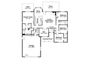 Ranch Style House Plan - 4 Beds 2.5 Baths 1835 Sq/Ft Plan #124-295 