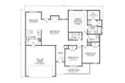 Ranch Style House Plan - 3 Beds 2 Baths 1568 Sq/Ft Plan #412-131 