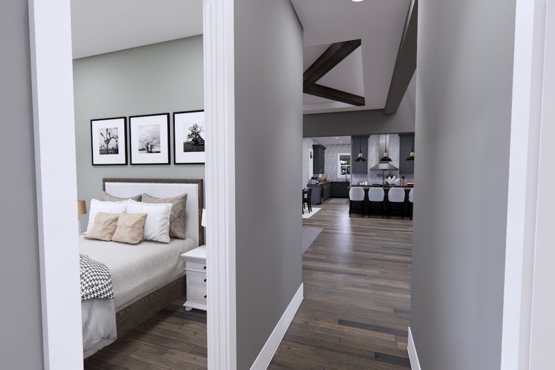 House Plan Design - Interior - Bedroom 6 for Farmhouse House Plan #51-1247 - 4 bed, 5 bath